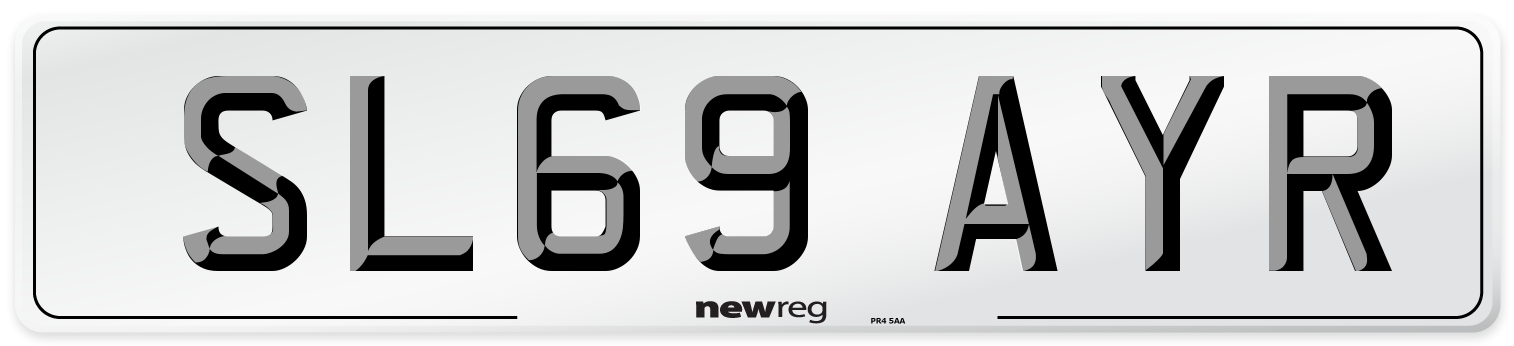 SL69 AYR Number Plate from New Reg